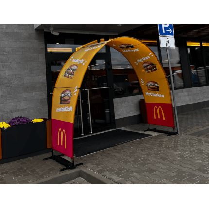 BannerBow - INDOOR textilní reklamní brána (jednostranný tisk) - Obrázek 11