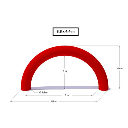 Nafukovací brána - oblouk (bez potisku)