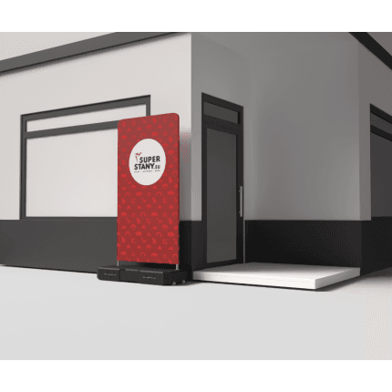 Výstavní stánek Outdoor, textilní rollup, promo stůl, vlastní potisk - POINT - Obrázek 9