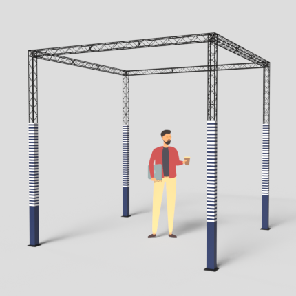 Výstavní stánek a mobilní expozice – X-BLACK RAMPA